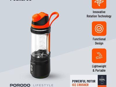 Porodo Lifestyle 240W Rechargeable Blender and Juicer 700ml