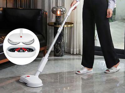 Microfiber Electric Cordless Spray Mop with Automatic Cleaning Bucket