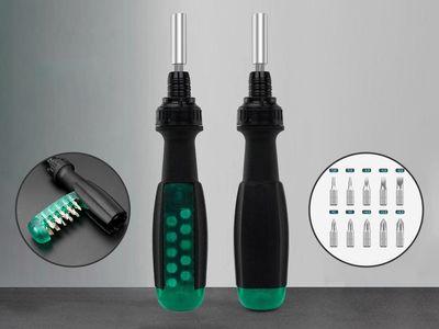 11 In 1 Precision Ratchet Screwdriver Combo Set Multifunctional Household Tool Repair Appliance NEW Telescopic Screwdriver