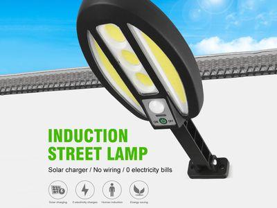 Led Solar Light Outdoor Waterproof Street Solar Lamp With Three Modes With Remote Control