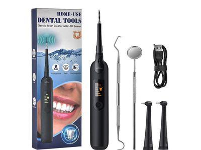 Home Use Dental Tools Electric Ultrasonic Sonic Dental Scaler LED Display Tooth Calculus Remover Cleaner