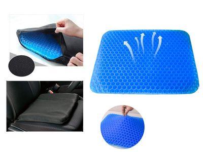 Multi-functional Gel Car Seat Cushion, Cool and Breathable, High-Elastic Chair Seat Support Cushion