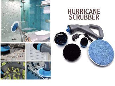 Multifunctional Hurricane Muscle Scrubber Electrical Cleaning Brush with Brush Heads