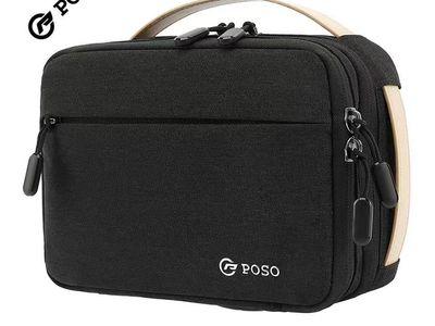 Poso Bag Large and spacious with multiple pockets with USB port for charging the phone