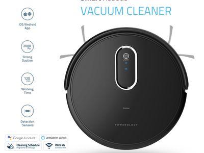 Powerology Smart Robotic Vacuum Cleaner 2600mAh 20W