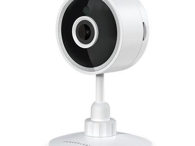 Powerology WiFi Smart Home Camera 105° Wide Angle Camera Lens