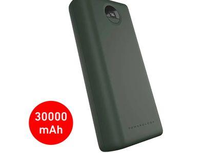 Powerology 30000mAh High Capacity Power Bank 45W PD & QC3.0 