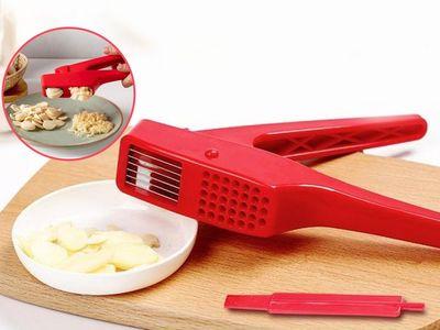 Garlic Press Kit - Slice & Chopper (Squeezer Masher Crusher)