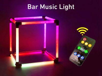 LED RGB Music Cubic Light with Remote Control