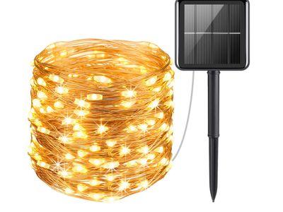 13M LED Solar String Lights Waterproof Copper Wire Decoration Lights for Gardens & Home