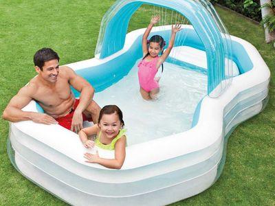 INTEX SWIM CENTER FAMILY CABANA POOL 