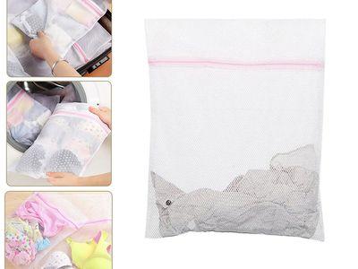 Laundry Mesh Wash Bag Foldable Thicken Delicates Lingerie Underwear Washing Machine