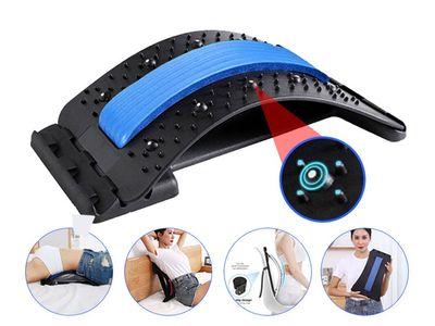 Multi-Level Adjustable Back Massager Magnetic Therapy Equipment Stretcher Waist Neck Fitness Lumbar Cervical Spine Support