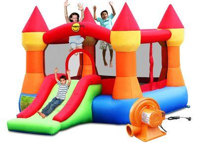 Happy Hop Castle Bouncer with Slide 9017N