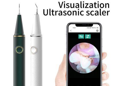 Electric Sonic Dental Scaler Teeth Whitening With HD Camera Teeth Calculus Tartar Remover Tooth Stain Cleaner