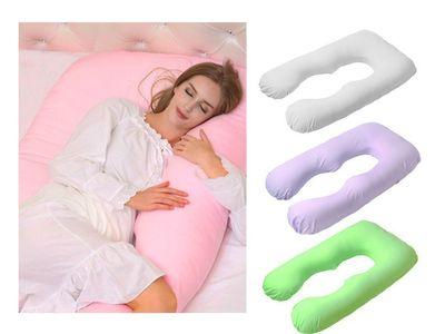 U Shape Pregnancy Maternity Cushion Pillow Cover Comfort Nursing Body Support (Pillow not included)