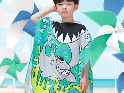 Hooded Bath Towel Beach Bathrobe Super Soft and Absorbent Towel for Bathtub Swimming Pool Beach Towel