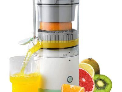 Hands-free Rechargeable Portable 45W Electric Citrus Juicer with USB and Cleaning Brush