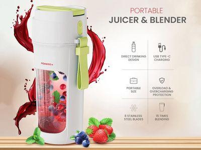 Powero+ 55W 340ml Portable Blender and Juicer