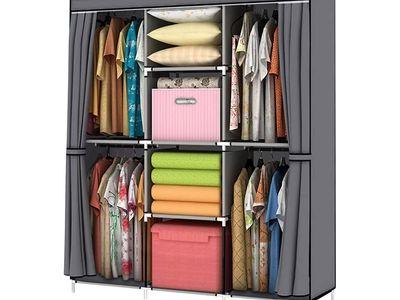 Large Easy Assembly Ultra-strong Lightweight Fabric Wardrobe Portable Closet Organizer