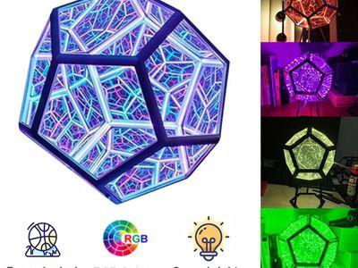 Infinite Dodecahedron Night night Art Light Exquisite Ornaments USB Charging Decorative Lamp