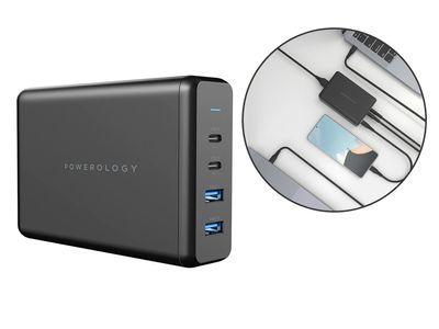 Powerology 156W Multiport USB Wall Charger with 4 Output