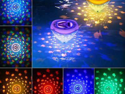 Floating Pool Lights Unique Design Fish Shape Waterproof With 2 Mode LED Lighting Hot Tub Decorative Lights