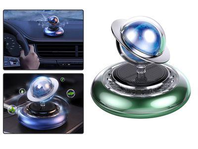 Solar Power Car Air Freshener Interstellar Universe Rotating Ornaments Aromatherapy