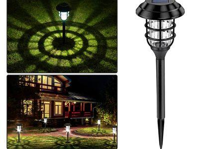 6 LED Solar-Powered Lights Waterproof and Rechargeable Suitable for use in the garden and yard