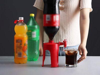 Hand Squeeze Soft Drink Dispenser Leak Proof Durable Washable Reusable