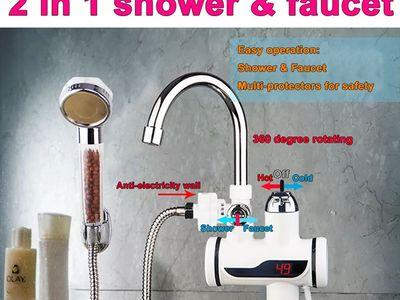 Multi-safety Protection Instant Electric Water Heater Shower Faucet Heating Water Tap With Shower