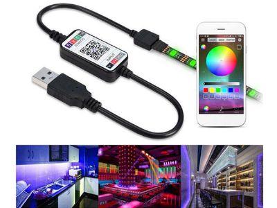 10 Meters RGB LED USB Strip Light Synchronized With Music With Bluetooth Control