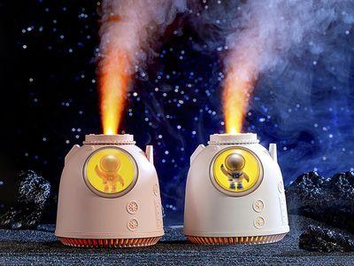 260ml USB Ultrasonic Space Capsule Humidifier With Night Light