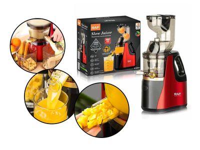 RAF Fruit Juicer 150W High-Quality Plastic Low Noise with an Ice Cream Filter Stylish Design