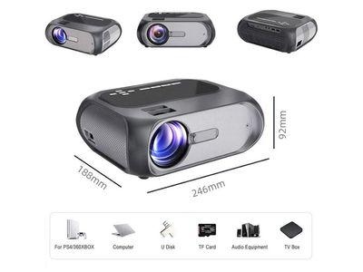 Borrego T7 Smart WIFI Full HD Projector 1080p 200ANSI LCD Projector USB HDMI for Cinema LED Projector