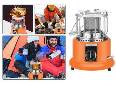 Portable Multi-Use Heating and Cooking Stainless Steel Gas Heater