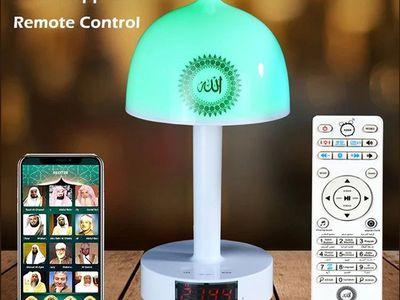 Quran Speaker Lamp Bluetooth Mp3 Player with color changing LED Touch Lamp & Azan Clock