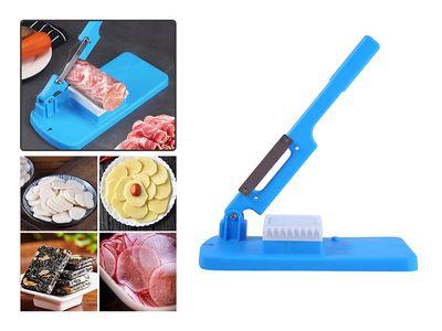 Multifunctional Table Slicer with a Non-Slip Handle for Vegetables, Fruits, and Meat with Stainless Blades, Efficient and Time-Saving Tool