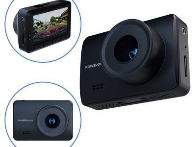 Powerology Dash Camera High Definition Recording Wifi Camera With Motion Sensor to detect crash impact