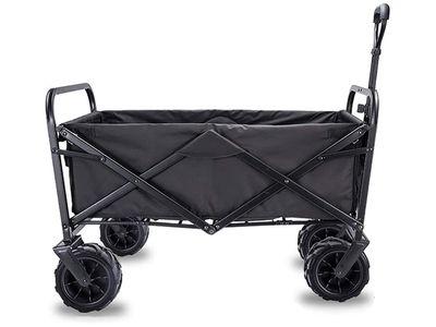 Trolley Foldable Cart Heavy Duty Trolley Pull Wagon Truck Transport Cart Collapsible with Brake Wheels