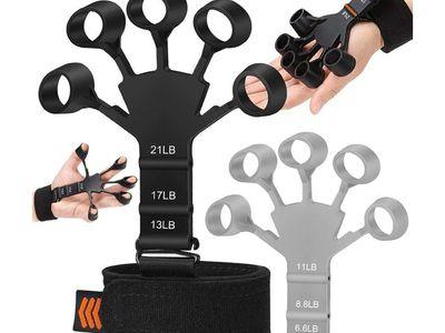 Finger Strengthener Sports Hand Grip with 6 Resistance Levels High-Quality Silicone Perfect for Athletes