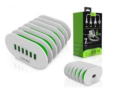 LDNIO A6702, USB Desktop Charger With 6 port USB