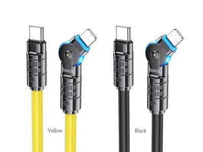 HOCO U118 Type C to Lightning Rotating Charging Data Cable