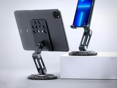 360 Degree Anti-Slip Foldable Adjustable Desktop Metal Holder