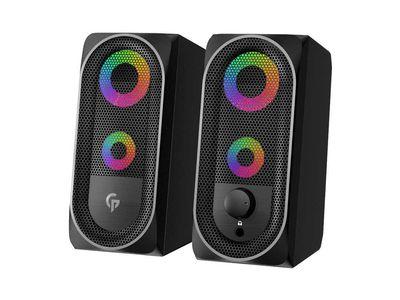 Porodo Stereo Gaming Speakers With Lighting Touch Sensor