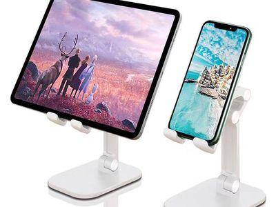 Foldable Phone Holder Stand Adjustable Telescopic Desktop Tablet Bracket Mount