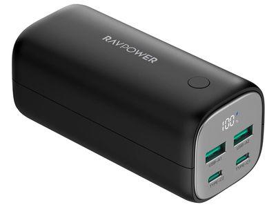 Ravpower RP-PB208 Multi-Port Power Bank with Digital Display, 50W 20000mAh