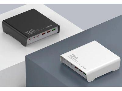 LDNIO Charging Hub with 3 Type-C Ports and 3 USB-A Ports 120W 1.5m Length