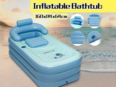 Foldable and Storable Inflatable BathTub For Adults