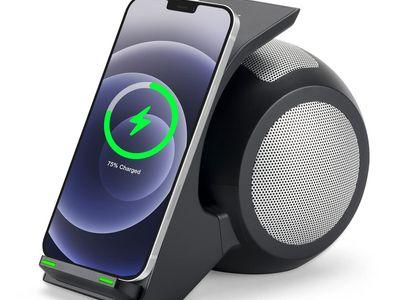 Wireless Charger and 2 x 1 Bluetooth Speaker Supports Fast Charging